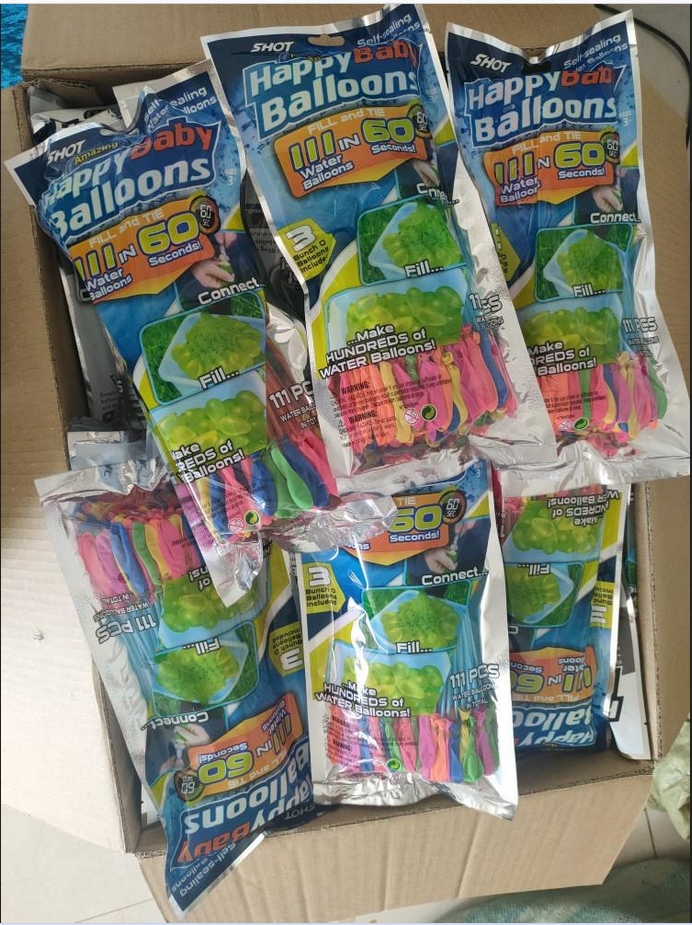 

One Set 111Pcs Funny Water Balloons Toys Magic Summer Beach Party Outdoor Filling Water Balloon Bombs Toy For Kids Adult