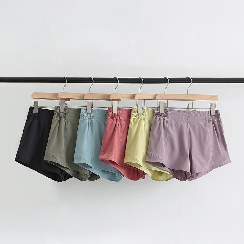 

Running Shorts Breathable Quick Dry Mesh Panel Fitness Lined Women Mid Rise Gym Sport Yoga With Hidden Zipper PocketRunning, Black