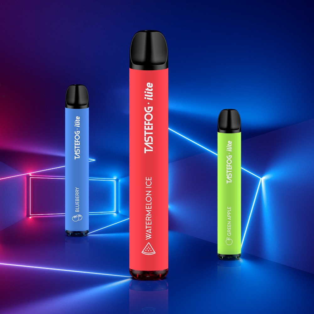 

QK Elf 600 puffs Disposable Vape Bar Tastefog ilite Disposal Pod Spanish & English Packaging Box Strawberry Kiwi Pink Lemonade 15 Flavors TPD RoHS CE Approved
