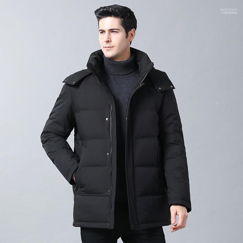 

Men's Down & Parkas 2022 Winter Puffer Jacket Coat Men Short Warm Outerwear Male Top Grey Black Business1 Kare22