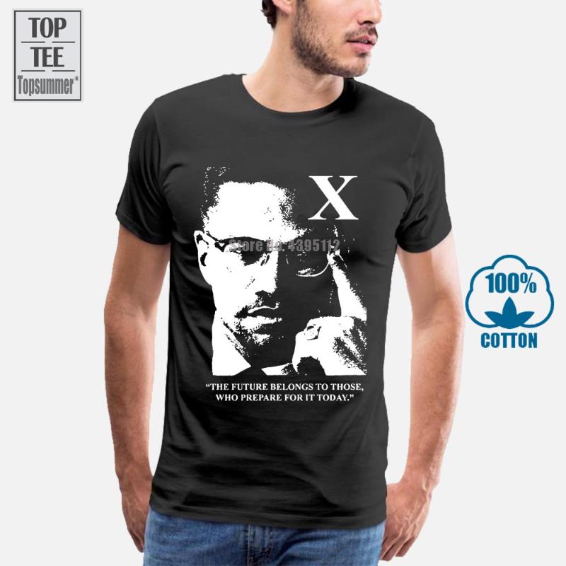 

Men's T-Shirts Malcom X T Shirt Civil Rights Movement America Usa, 0306247-red