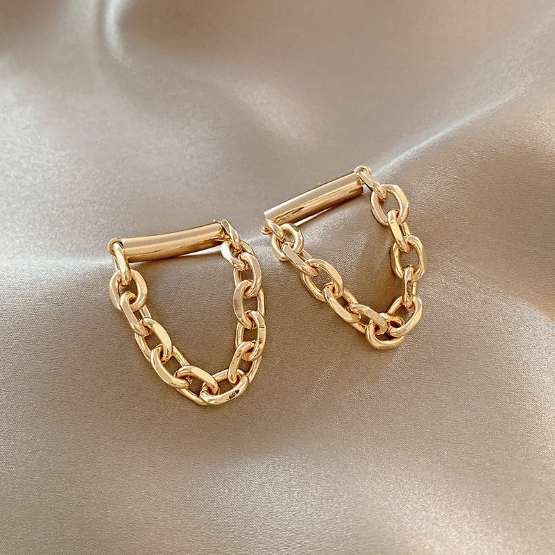 

earrings Exaggerated Cool Style Metal Golden style goes with everything