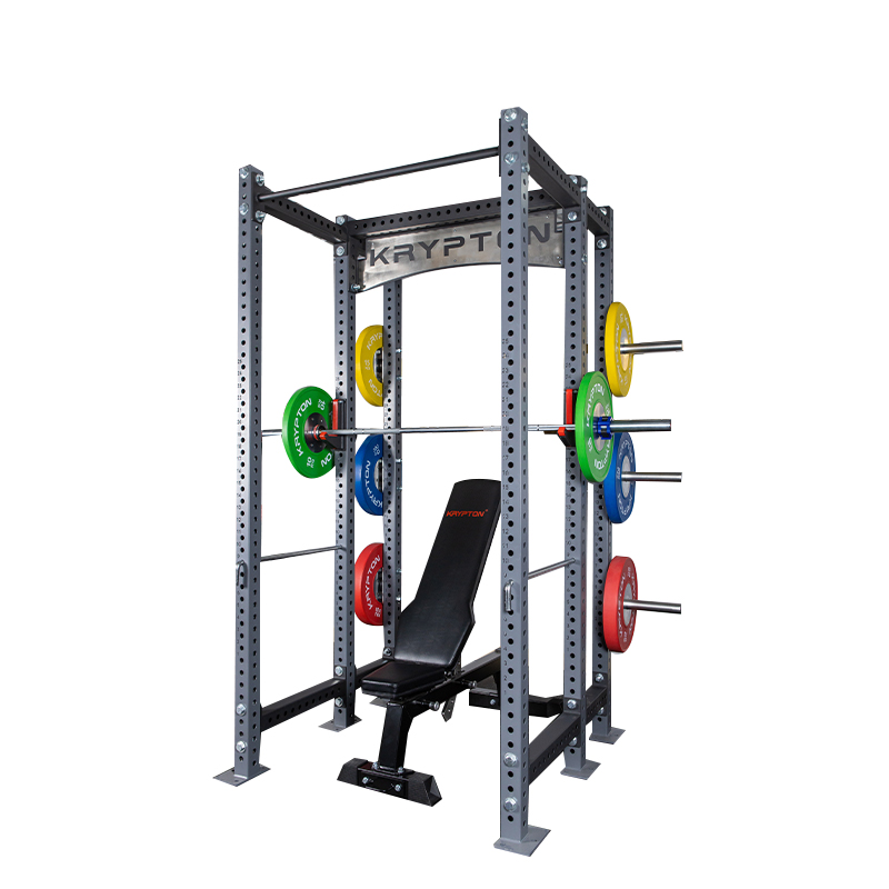 

Resistance Bands Six column black column squatting frame gym Training rack