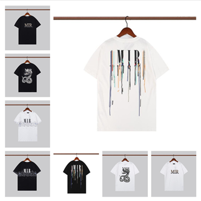 

2022 NEW Mens Amirys Womens Designer T shirts Printed Fashion man T-shirt Top Quality Cotton Casual Tees Short Sleeve Luxury Hip Hop Streetwear TShirts, 001