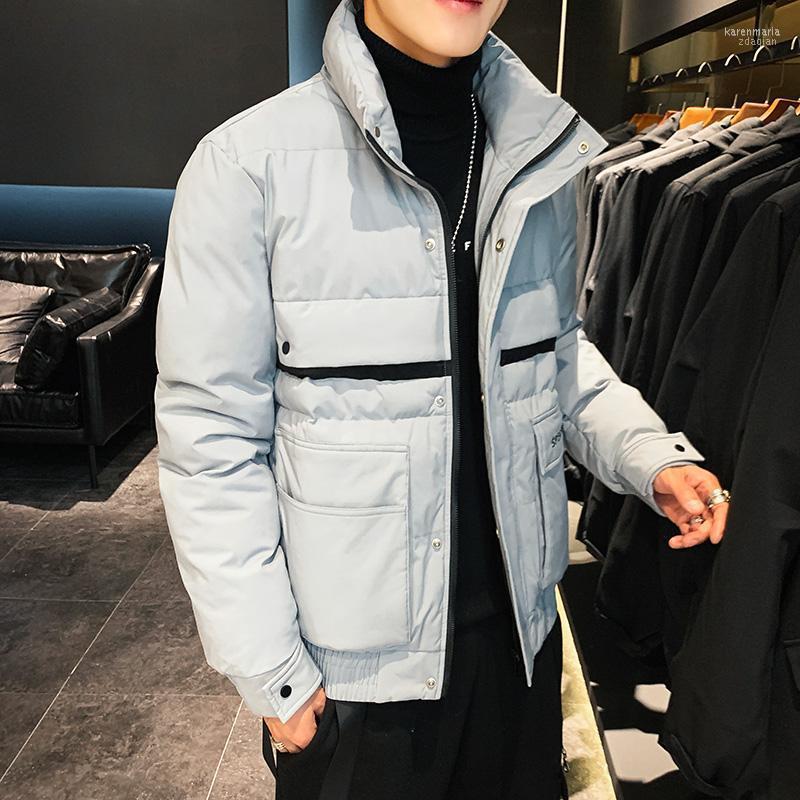 

Men's Down & Parkas Winter 2022 Cotton-padded Jacket Handsome Korean Version Loose Trend With Kare22, Black