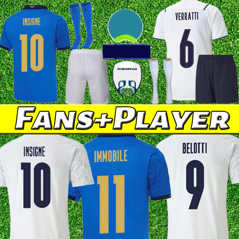 

Soccer Jersey 2021 22 ITALIA IMMOBILE BARELLA SENSI INSIGNE 21 22 European world Euro Cup CHIELLINI BERNARDESCHI BONUCCI football shirt men kids kit uniforms player, Home