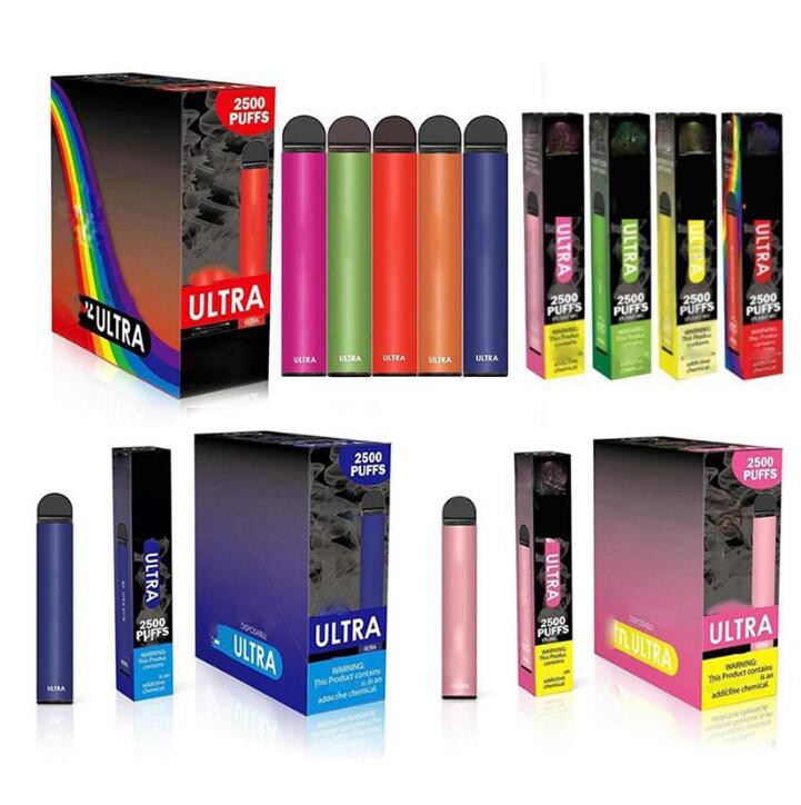 

Fumed Ultra Disposable Vape 2500 Puffs Electronic Cigarette 850mAh Battery Prefilled 9ml Cartridges Vapors Device puff plus flex bang xxl elux legend