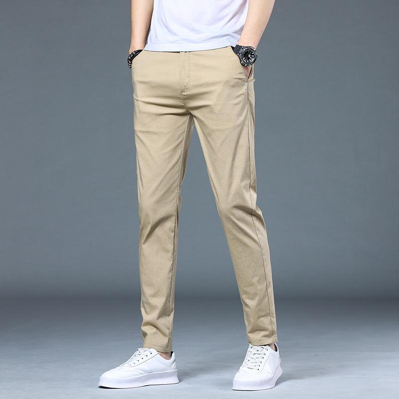 

Men's Pants 2022 Loose Men Jeans Male Trousers High Quality Cozy All-match Students Daily Casual Straight Denim, Black