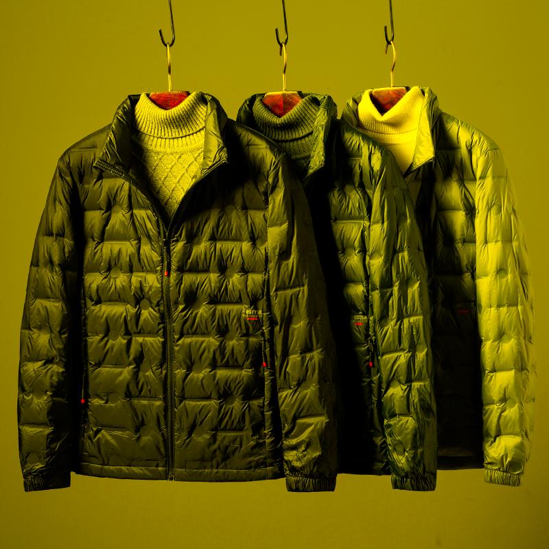 

Men's Down & Parkas High-end Men Clothing Winter Jackets Thick Duck Warm Windshie Coats Casual Fashion High Quality Sports Jacket MenMen's, Black