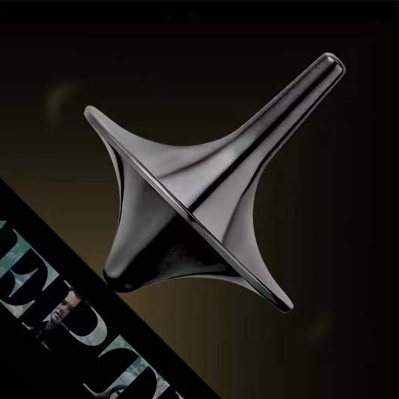 

Metal Gyro Great Accurate Silver Kirsite Spinning Top Hot Movie Totem Print Tops Small Cyclone Gyroscope Antistress Toys Gyroscope metal hand spinner