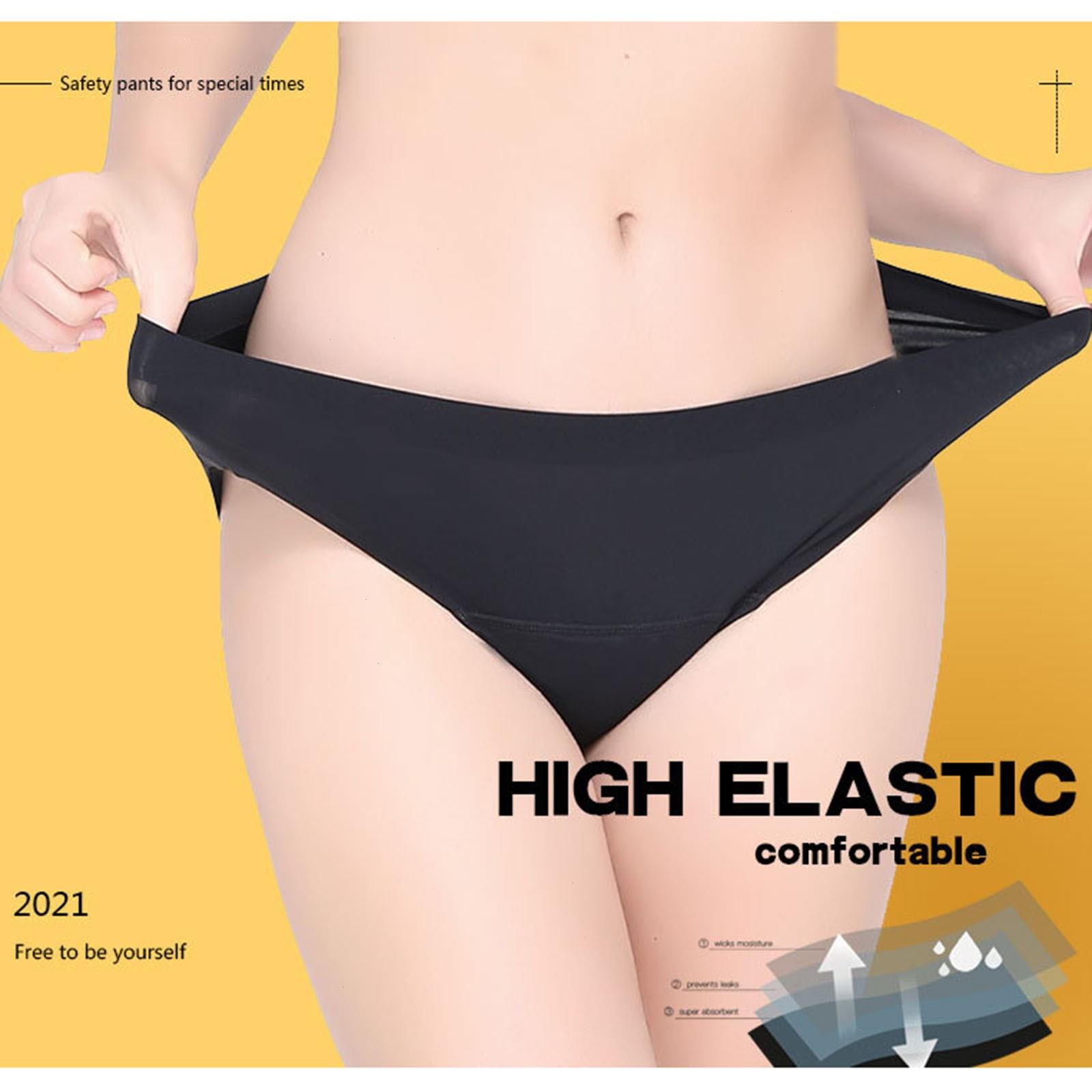 

Vintage Swimsuit Menstrual Panty Leakproof Bikini Bottom Swimwear Mid Waisted Swim Bottoms Pants For Women Baador Hombre, Black