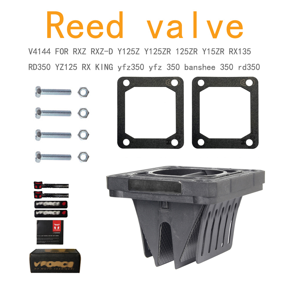 

Vforce 4 V4144 Intake Reed Valve Carbon Fiber For Yamaha Banshee 350 350cc Yzf Rz 350 Yzf350 Yfz350 Rz350 Dt175 Yz125 Rx135 Atv Motorcycle