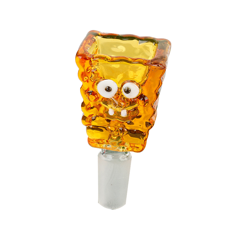 

novelty 14mm glass bowl male for smoking water bongs square shaped tobacco bowls slide water pipe bong tools accessory