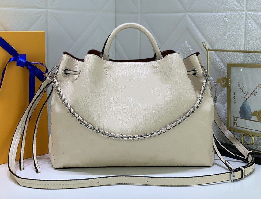 

HH Body Hollow Cross Bucket Tote Bag Mahina Perforated Luxury M59655 Pattern Drawstring Bella Soft Designer Womens Handle Monograms Lbwsb, Add shipping fee