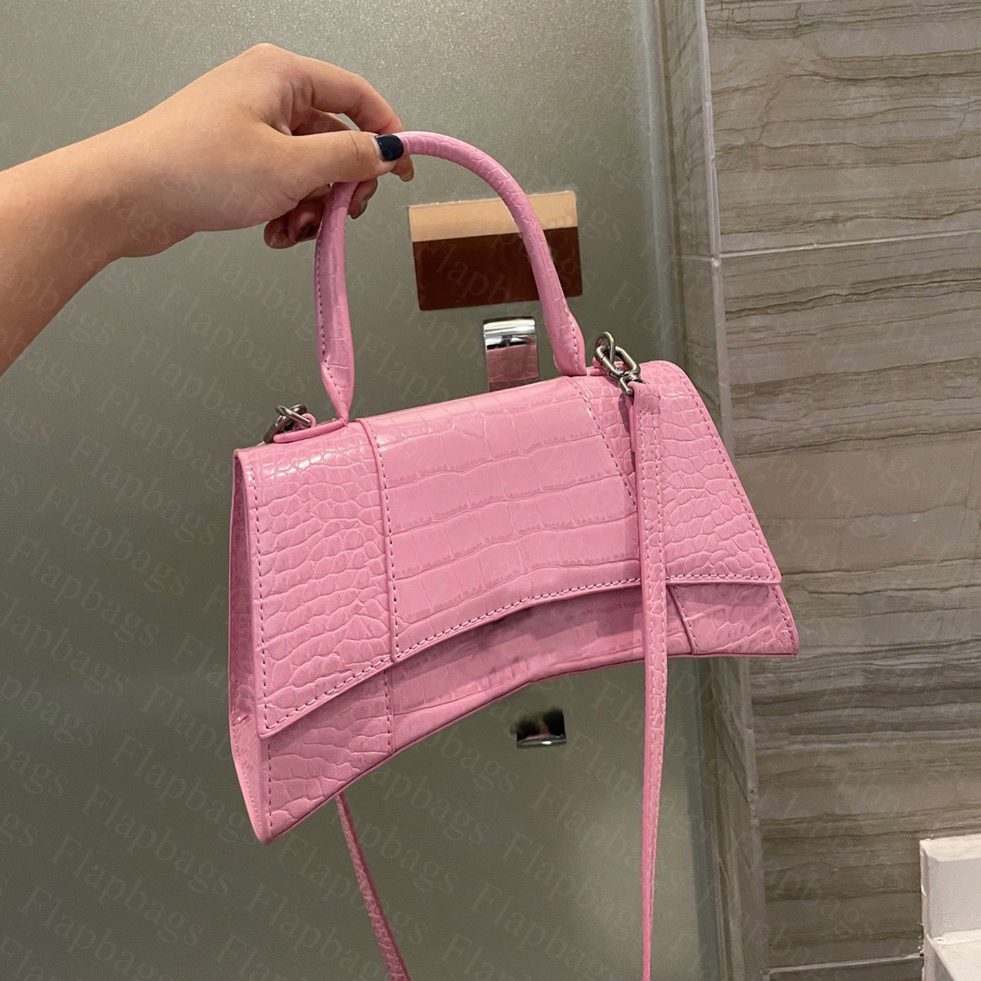 

Luxury Famous Designers Women Shoulder Bag Fashion Cosmetic Toiletry Alligator Handbags Chain Handbag Purses Crossbody Bags Wallet Crocodile Purse Wallets bags, Not sold separately