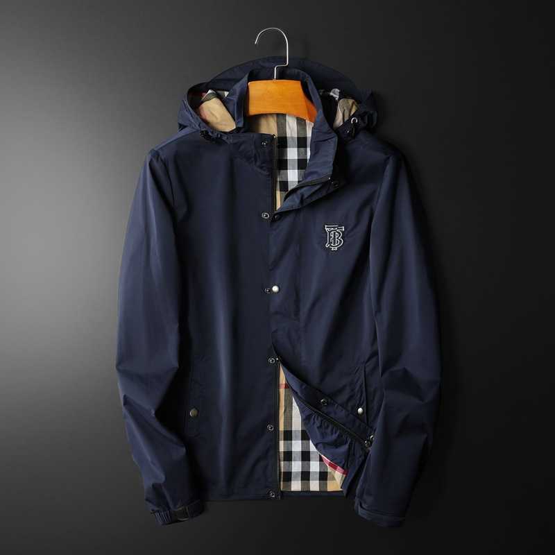 

Coat oba pauliana casual 2021 autumn new embroidered hooded men's Plaid Jacket, Black