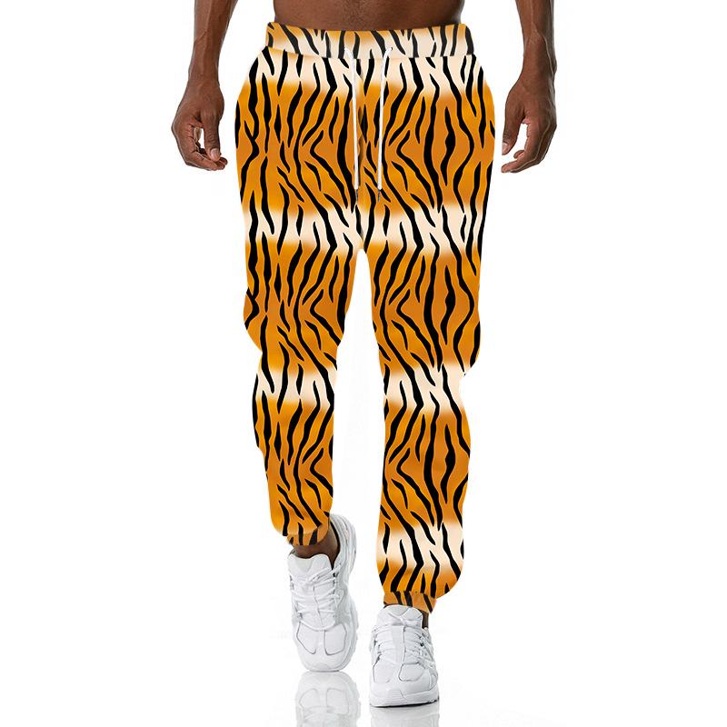 

Men' Pants Men/Women 3d Print Sweatpants Novelty Tiger Animal Graphic Joggers Sports Trousers Drawstring Oversize Custom 5XL