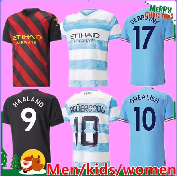 

soccer jersey 22 23 HAALAND DE BRUYNE MANS CITIES GREALISH STERLING RUBEN FERRAN MAHREZ foden 2022 2023 football shirt uniforms Men kids kit women sets AA, Kids new 22/23 home