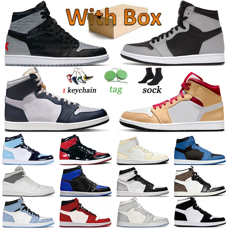 

Comfortable Jumpman 1 1s Basketball Shoes Designer Women Paris White Rebellionaire Bred Patent Coconut Milk Surfaces Shadow Banned Sports Sneakers Men Trainers, A3 mid carbon fiber 36-46