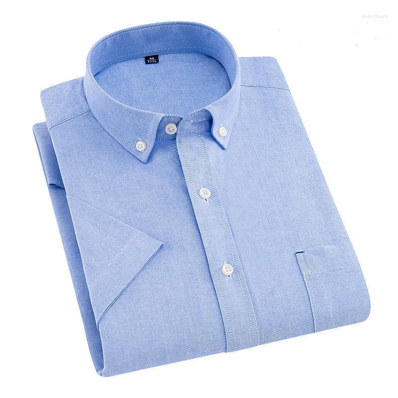 

Arrival Summer Men Shirt Short Sleeved Oxford Solid Male Shirts Formal Work Business Dress Camisa Masculina DA022 Men's Quin22, D580