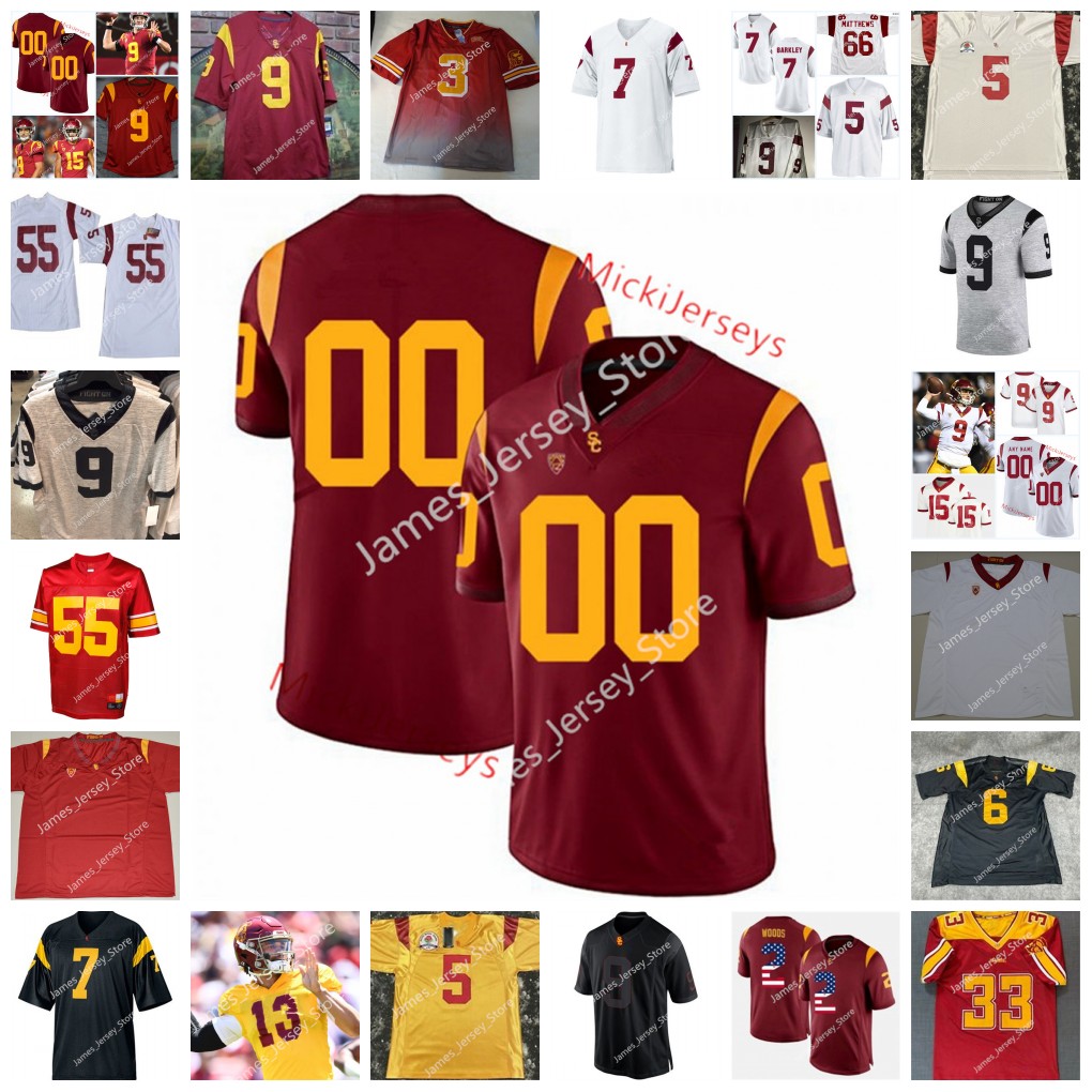 

NCAA Custom USC Trojans Stitched College Football Jersey 8 Chris Steele Miller Moss 58 Solomon Tuliaupupu 83 Josh Falo 99 Drake Jackson Kenan Christon Isaiah Pola-Mao