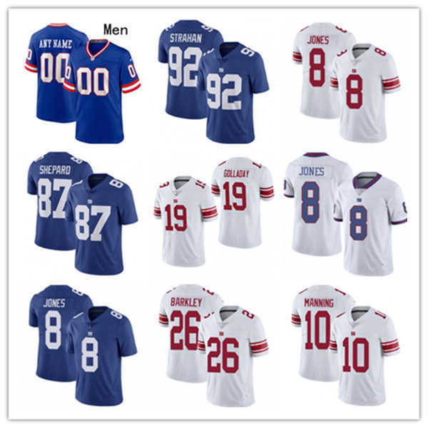 

Football Jerseys Men Women Youth New York''Giants''56 Lawrence Taylor 26 Saquon Barkley 8 Daniel Jones 5 Kayvon Thibodeaux 73 EVAN NEAL 92 Michael Strahan, Color
