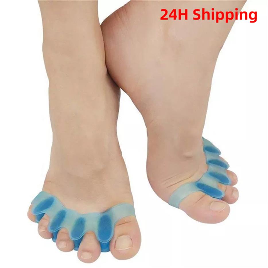 

2pcs1pair new protective toes separator suitable bunion corrector material soft gel straightener spacers stretchers care tool270u