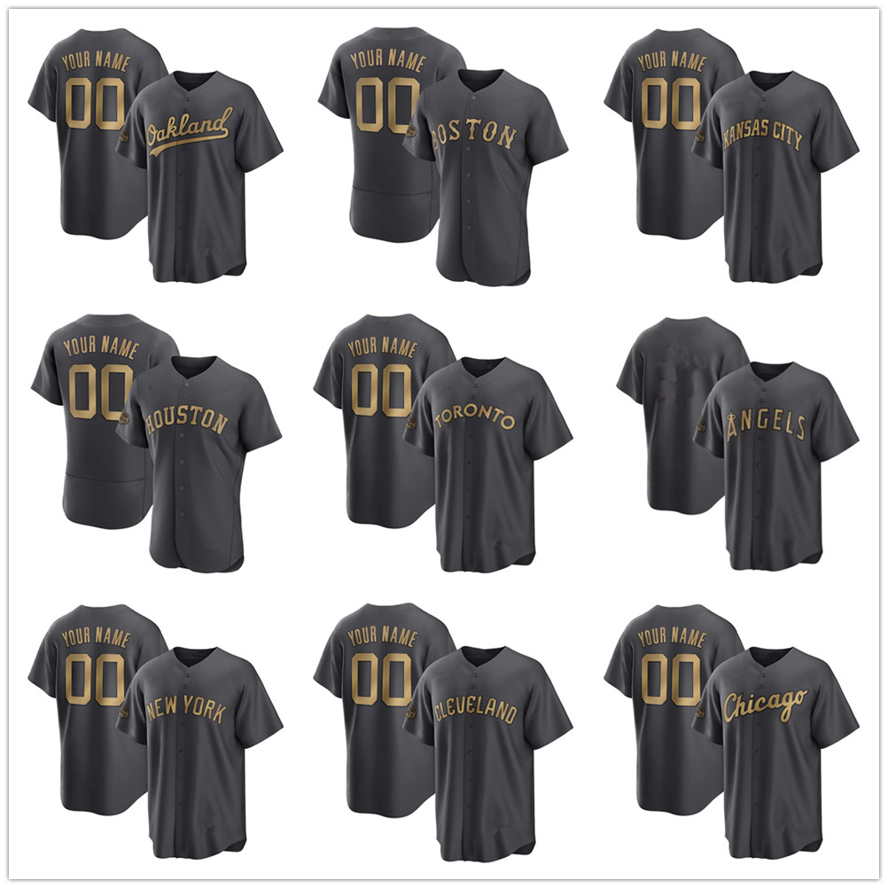 

2022 All-Star Gray Baseball Jersey Aaron Judge Giancarlo Stanton Gerrit Cole Xander Bogaerts Rafael Devers Andrew Benintendi Jose Altuve Shohei Ohtani Mike Trout, Youth