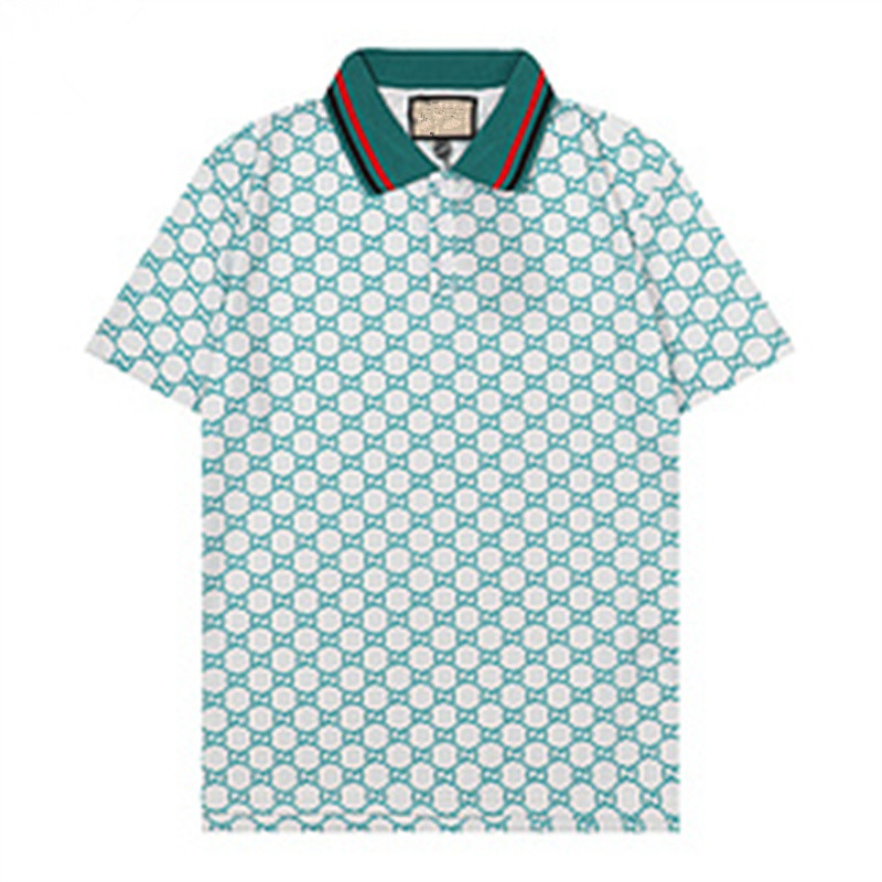 

Luxury Designer Polos Polo Shirts Men Casual Men T Shirt Snake Bee Letter Print Embroidery Fashion High Street Man Tee MPGT