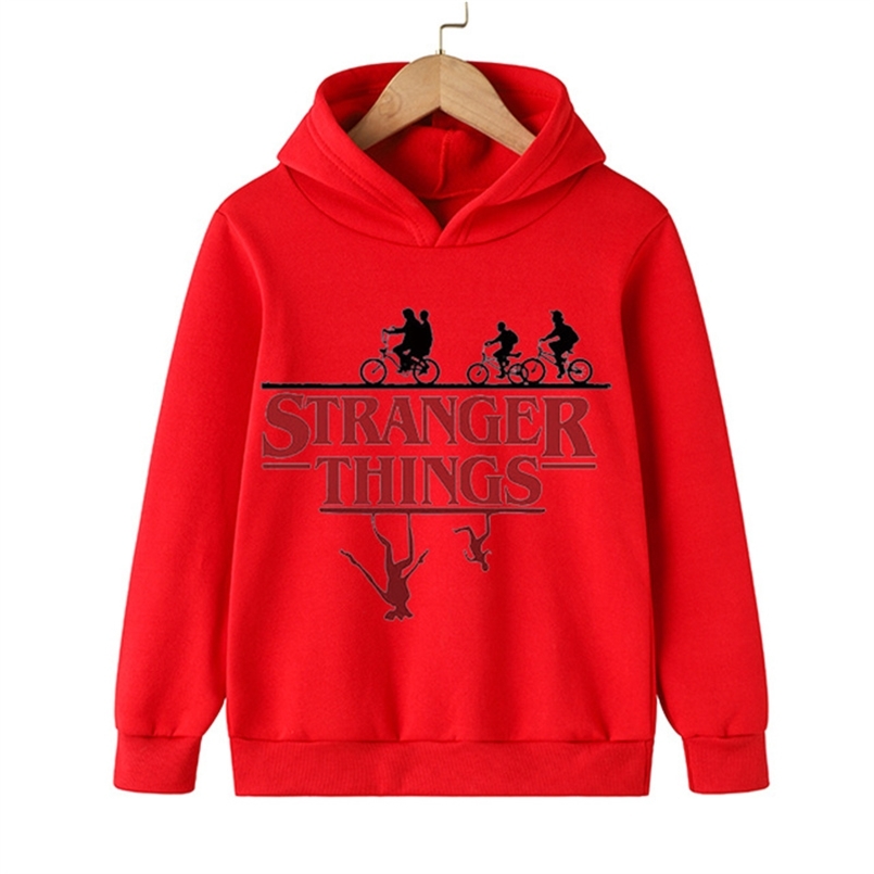 

Hoodies Sweatshirts 414 Years Kids Baby Girls Stranger Things 4 Printed Hoodies Long Sleeves Kids Tops Childrens Hellfire Club Sweatshirts 220826, Picture color
