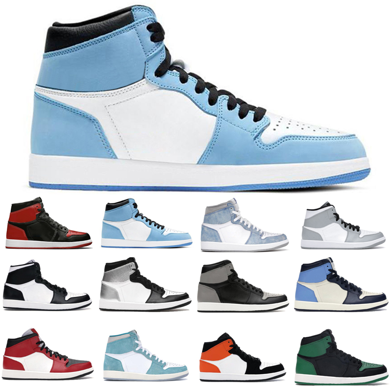 

Basketball Shoes Mens womens universal comfortable breathable and fashionable black green pink grey white boots men women trainers sports Eur 36-46, Sku_26 mid chicago toe(27)