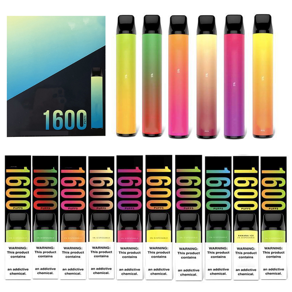 

VAPUFFS 1600 Puffs Electronic Cigarette Disposable Vape Pen 100% Original Bang XXL 2000 Prefilled 50mg NIC 5% PENNA A VAPORE MONOUSO