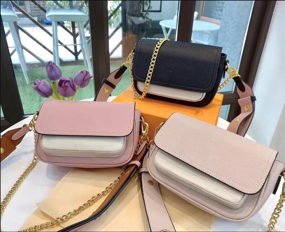 

Vintage Cowhide Lockme Tender cross-body bag Black Greige Rosewater Pink Flap chain bags Purse Wallet luxury handbags, Taupe