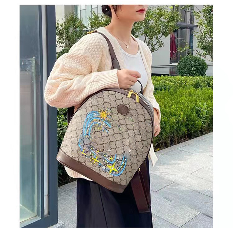 Sac à dos design sac à main femmes mode luxe fille sac à bandoulière grande capacité sacs à main scolaires Bookbag
