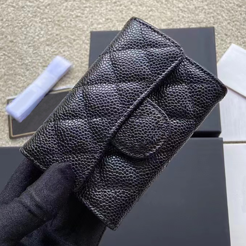 

Mini Classic Ladies Coin Purse Brand Fashion Leather Multifunctional Leather Credit Card Holder, Sheepskin/silver
