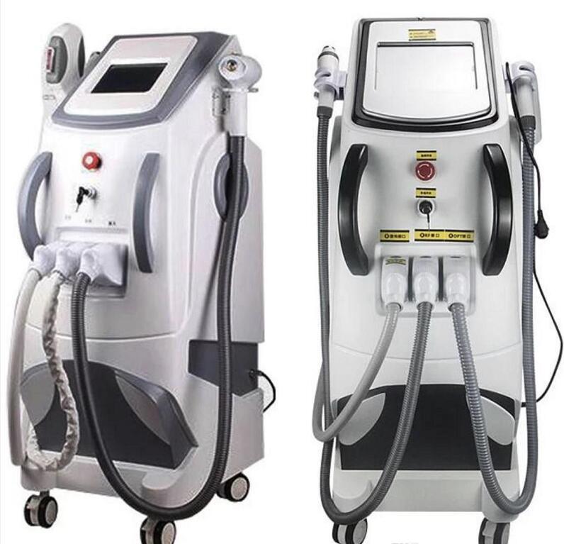 Salon use 3in1 IPL Machine HR E-Light RF Nd Yag Permanent Picosecond Laser Hair Removal and Wash the eyebrow Tattoo remova Beauty machine
