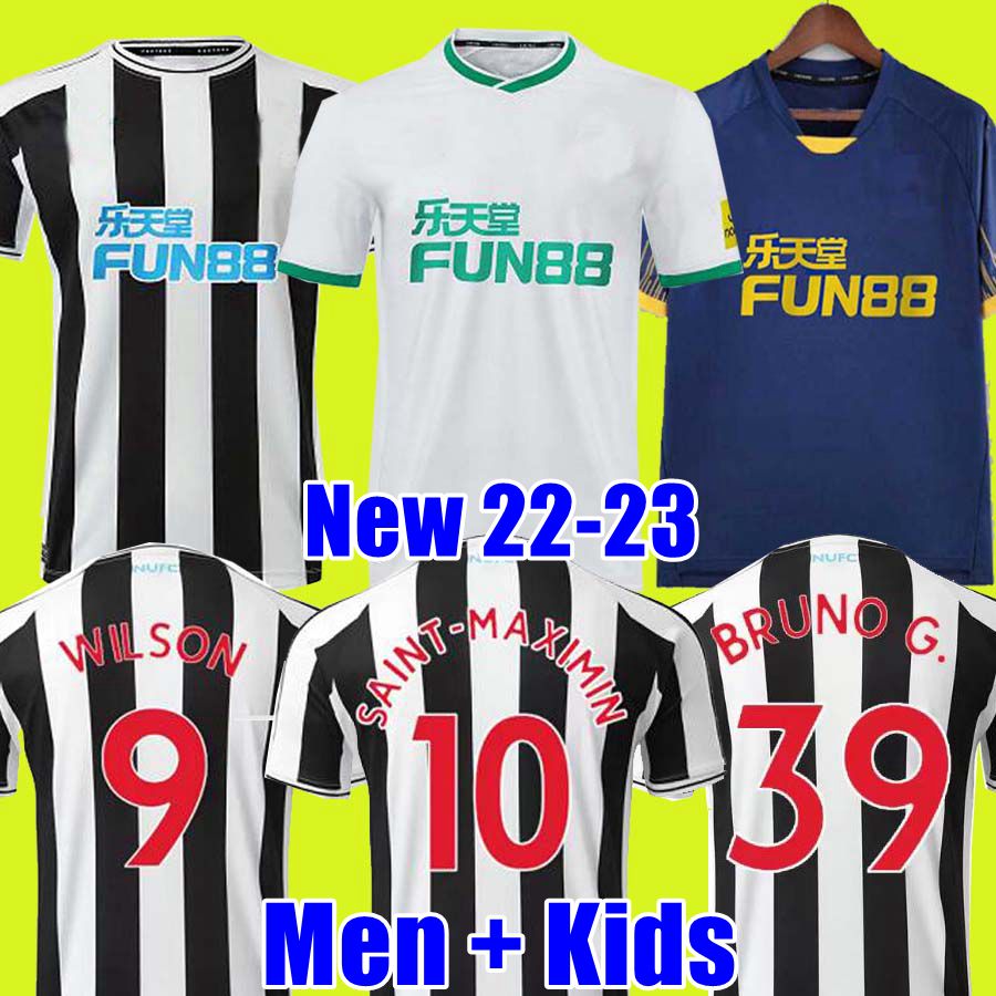 

Newcastle WILSON SAINT-MAXIMIN BRUNO G. 2022 2023 Soccer Jersey Retro TRIPPIER MURPHY SHELVEY 22 23 Football Shirt Kids Kit Shearer WOOD TARGETT home 3rd UNITED, 2/23 away aldult epl