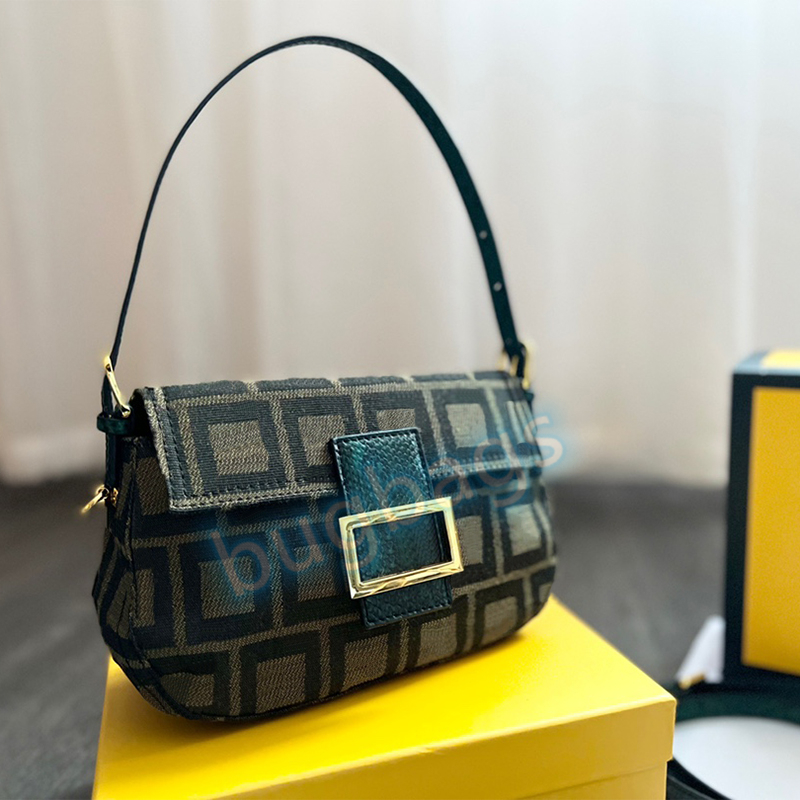 Fashion Women Shoulder Bags Modern Classic Baguette Underarm Bag Handbag Fashionable Totes Temperament Wallet 2 Colors