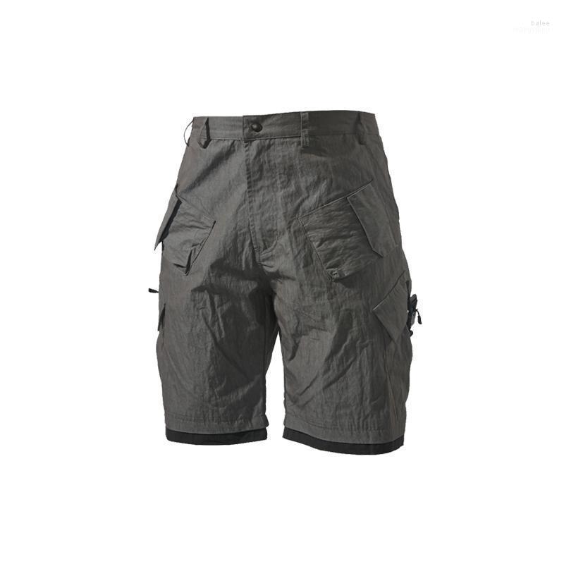 

Men's Shorts Men Adult Pupil Travel PT-1915 Multiple Pockets Two Magnetic Buckles Techwear Ninjawear StreetwearMen's, Black