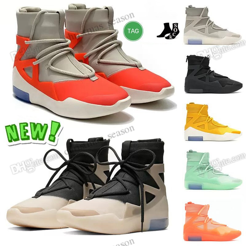 

Fog OG Basketball Shoes Fashion Designer Women Mens Boots Yellow Orange Pulse String Triple Black Oatmeal Sail White Bone Trainers Fear of God Sneakers 36-46, I need look other product