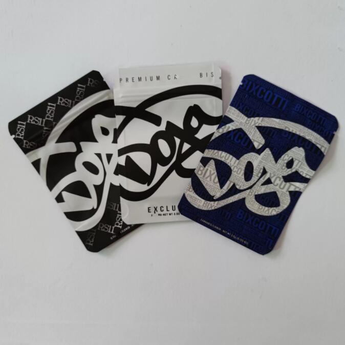 

doja NET WT 3.5g packaging bags Exclusive dojagang resealable edible candy gummy mylar plastic pack edibles gummies package