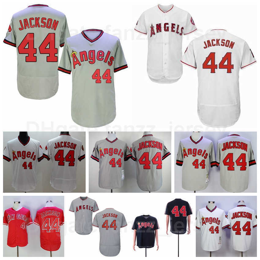 Men Retro 44 Jeremiah Jackson Baseball Jerseys Pullover Retire Team All Stitching Navy Blue White Grey Red 1982 1985 Vintage Cooperstown Flexbase Go