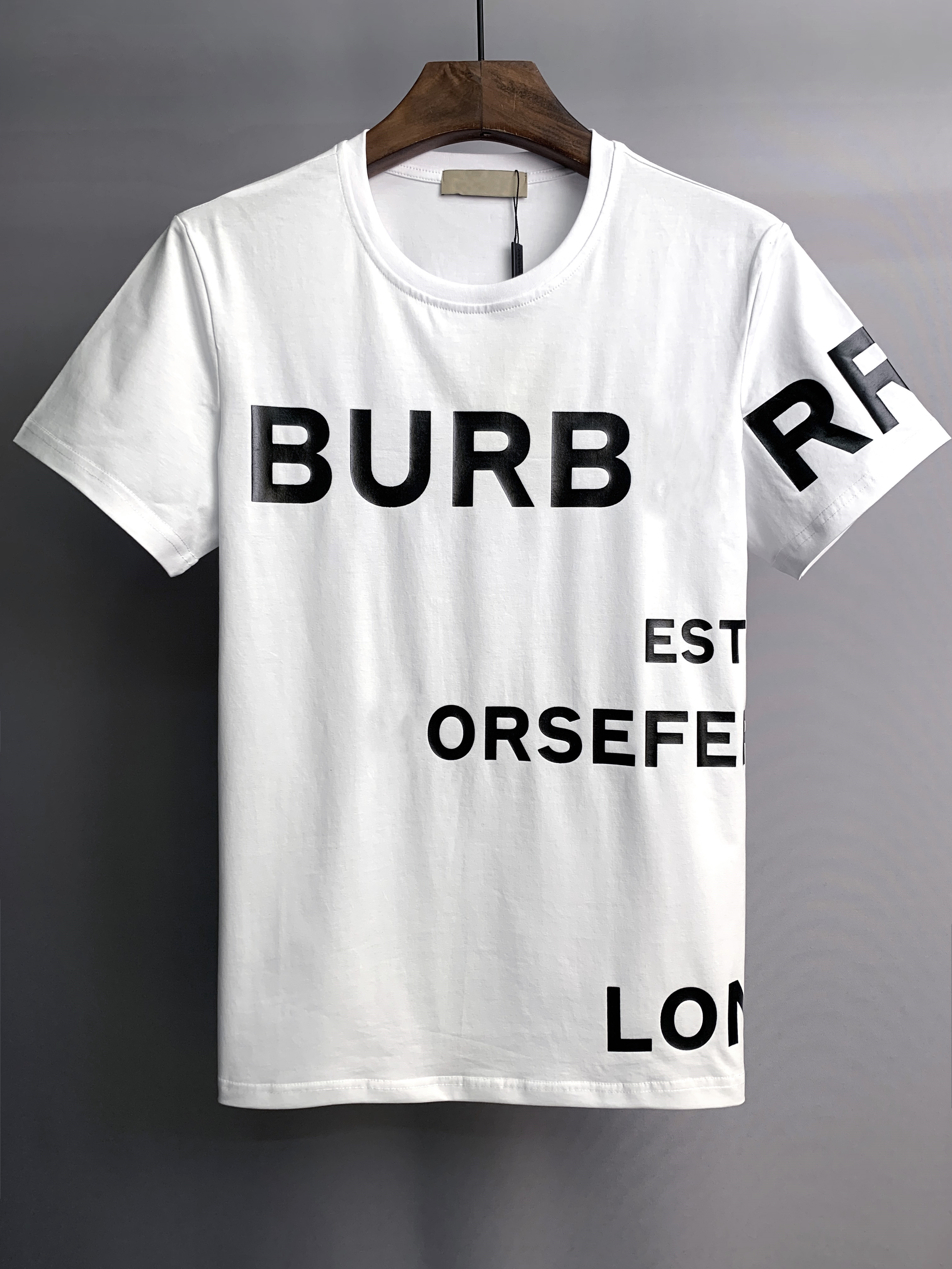 

Burberys Designer Luxury High Street Sport Fashion Brand Luxury T Shirt Loose Sport Clothing For Men