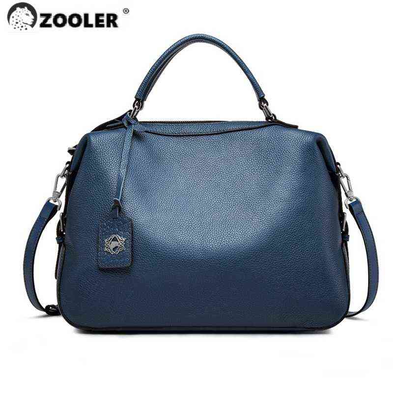 

Zooler Designer bag Handbags Women Soft Genuine Leather Hand Bags for Laies Luxury Brand Skin Shoulder Bag Winter Purses Bolsa, Wg-208 black