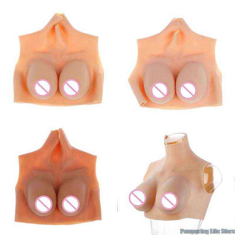 

Nxy Breast Form 1pc Fake Boobs Silicone Crossdresser Realistic Breast Plate Artifical Tits Drag Queen Shemale Transgender Cosplay Sissy 220607