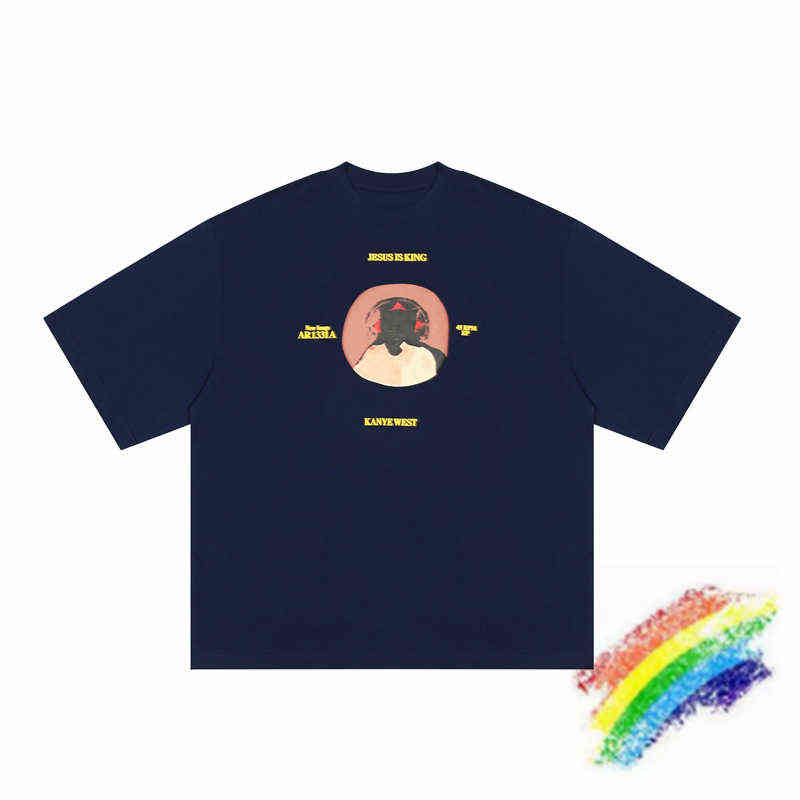 

New Cpfm Jesus Is King Chicago T Shirts Men Women High Quality op ees shirtT220721