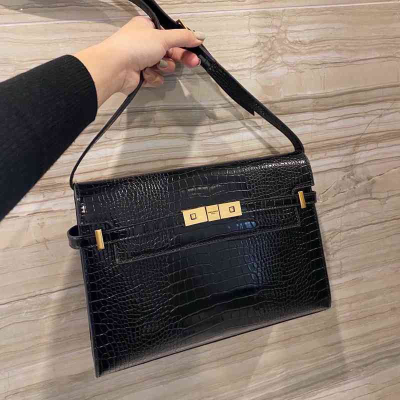 

Handbag Paris Designer Brand Luxury Chain Tassel Shoulder Bag Siant Lourent Manhattan Niki Women's Trendy Leather Retro Versatile Lady Purse ECRU, Red