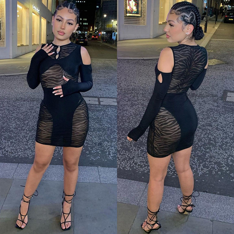 

evening dresses hollow cut out party black tight fitted mini dress sexy y2k cheap wholesale women clothes summer outfits d3