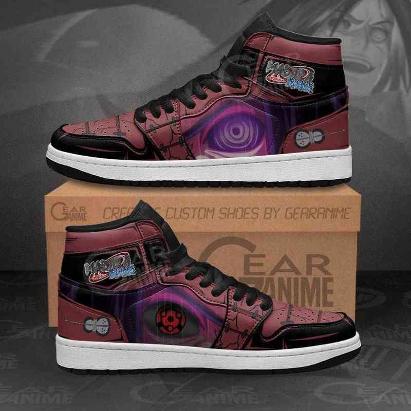 

Madara Eyes Sneakers Custom Rinnegan & Mangekyou Sharingan Anime Shoes, Others