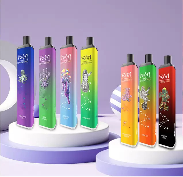 

100% Original Genuine R&M LEGEND PRO 7000 Puff Disposable Vape Pen E-Cigarette Starter Kit 12.5ml Cartridge with Mesh Coil Battery Rechargeable Factory Wholesale